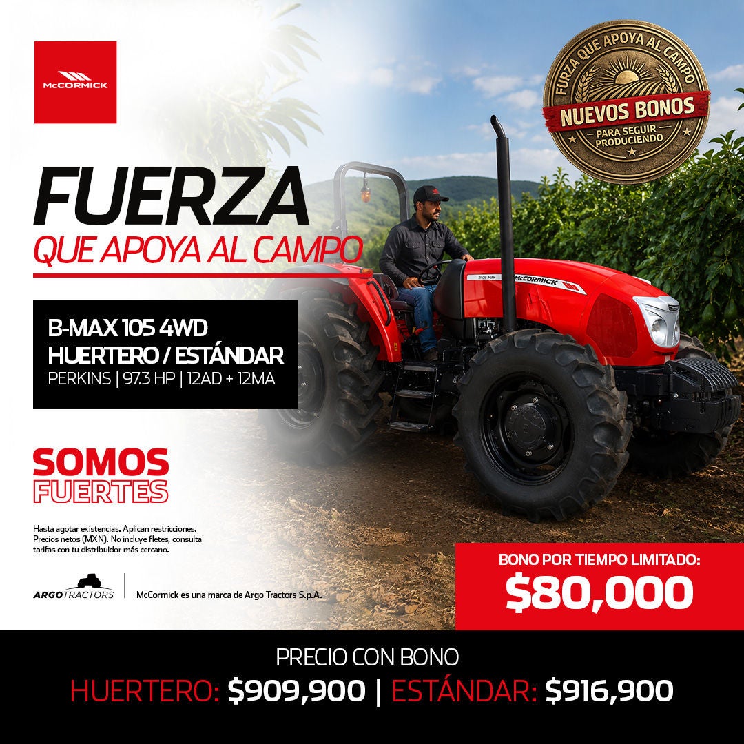 Fuerza que apoya al campo B-MAX 105