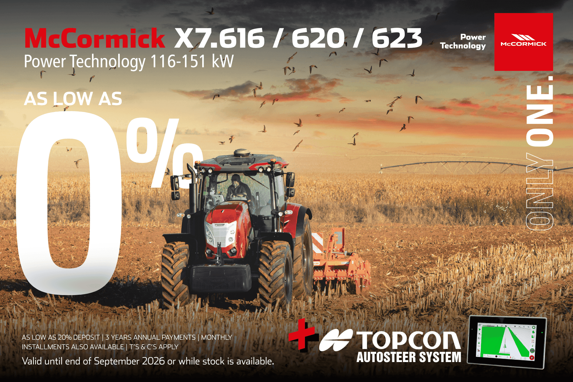 McCormick X7 TopCon Promotion