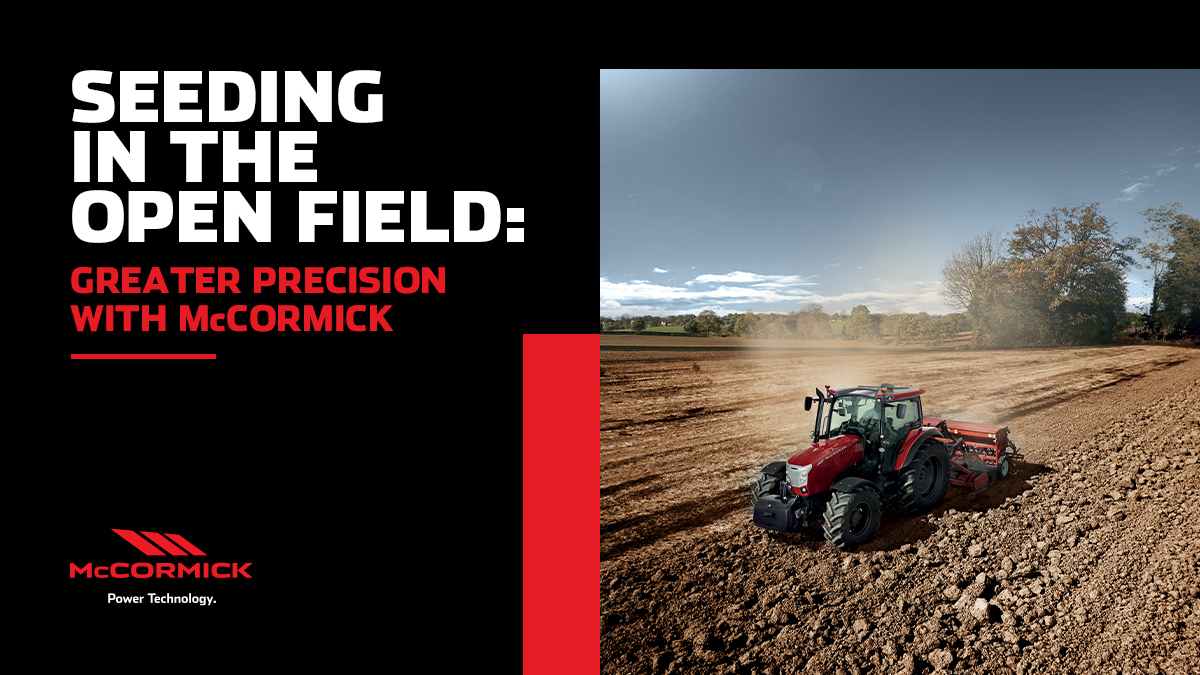 Seeding in the open field: greater precision with McCormick