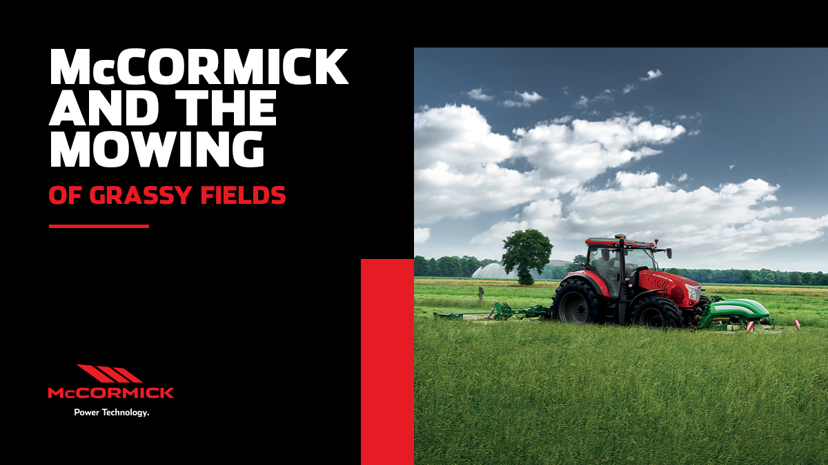 McCormick and the mowing of grassy fields