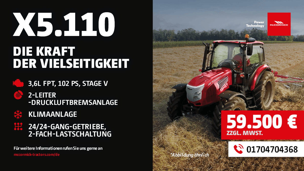 McCormick X5.110-Sonderangebot für Deutschland