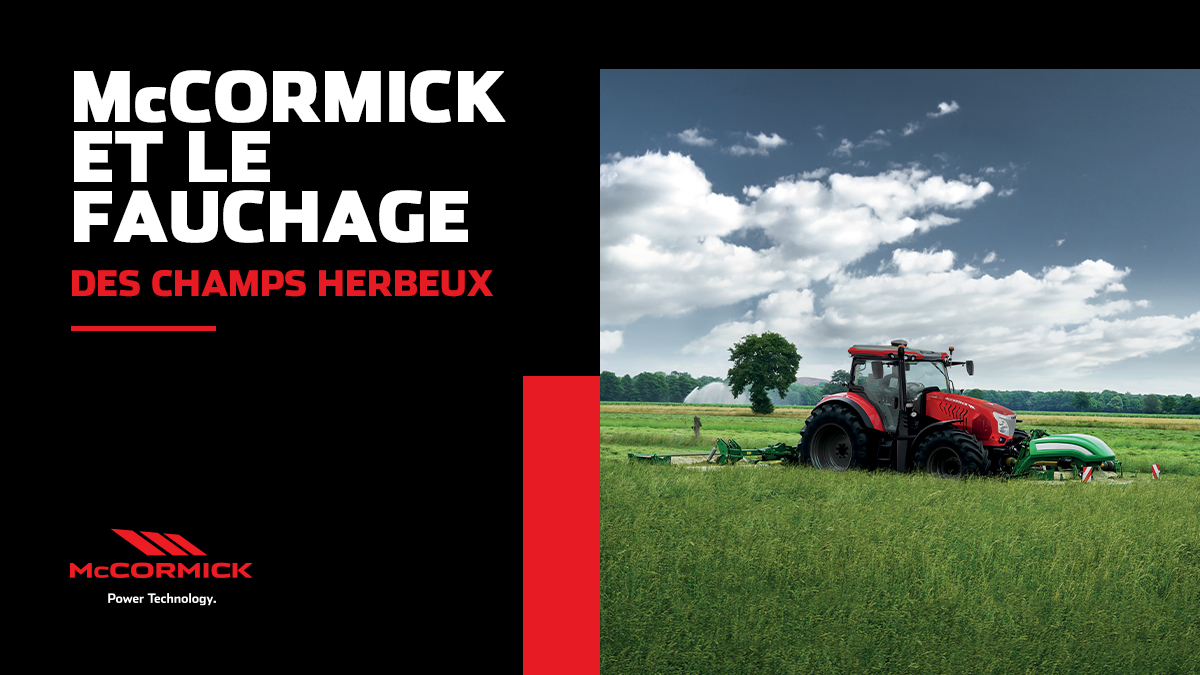 McCormick et le fauchage des champs herbeux