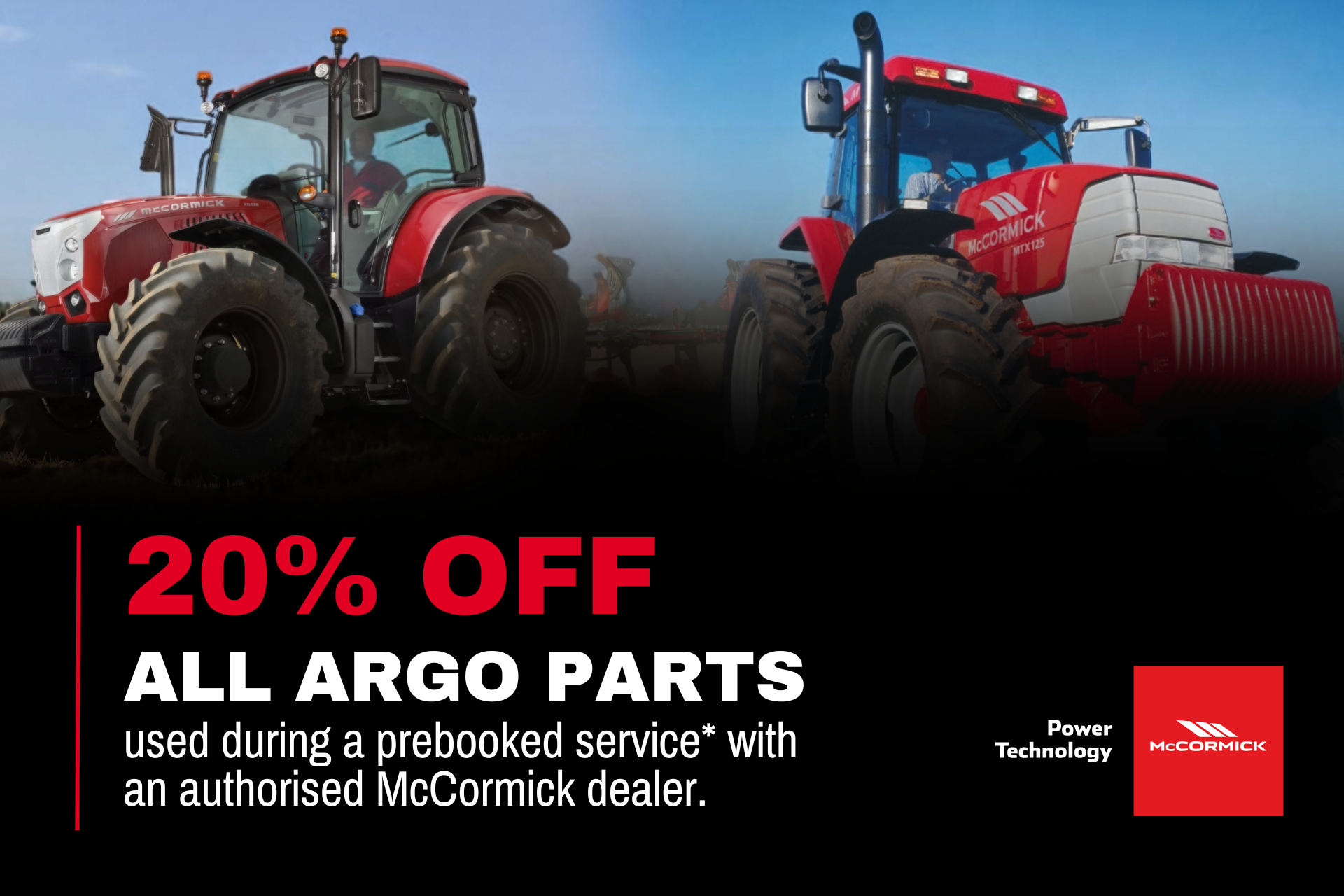 Save on your McCormick Service this Season
