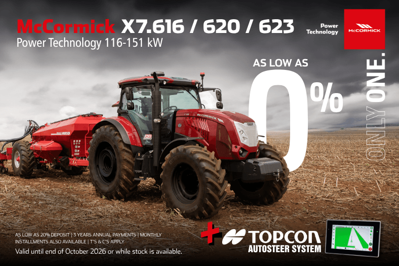 X7 Range Subvention Including TopCon AutoSteer System 